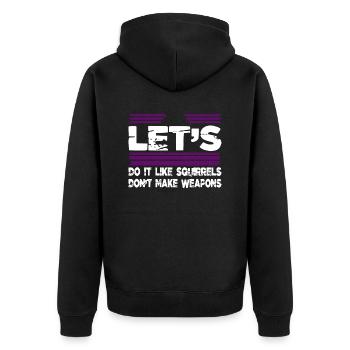present fun 1960s birthday present funny quote - Unisex Premium Organic Zip Hoodie - black - Back - Nico (187cm)