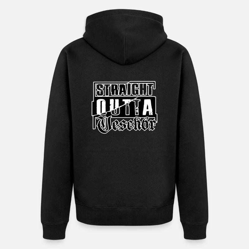 Vêpres // Illustration - Veste à capuche bio Premium Unisexe - noir