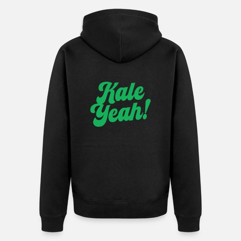 Kale oui - Veste à capuche bio Premium Unisexe - noir
