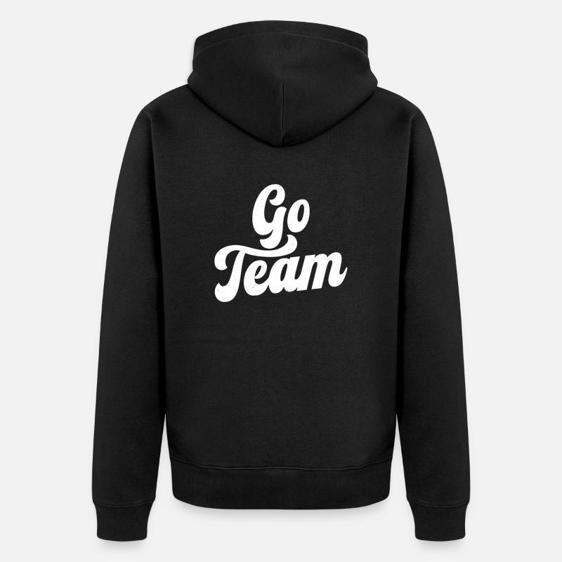 Équipe Go - Veste à capuche bio Premium Unisexe - noir