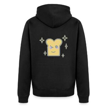 tartinekawaii - Veste à capuche bio Premium Unisexe - noir - Dos - Nico (187cm)