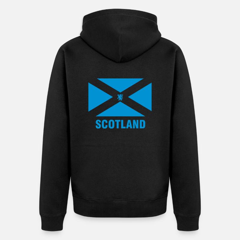 Scotland_logo1 - Veste à capuche bio Premium Unisexe - noir