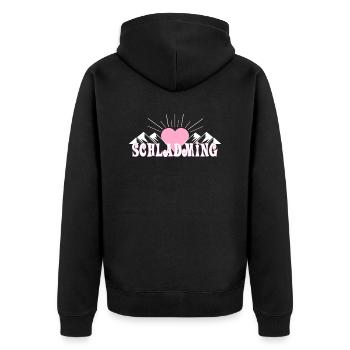 Schladming - Veste à capuche bio Premium Unisexe - noir - Dos - Nico (187cm)