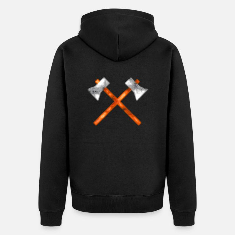 Hache Forest Hatchet - Veste à capuche bio Premium Unisexe - noir