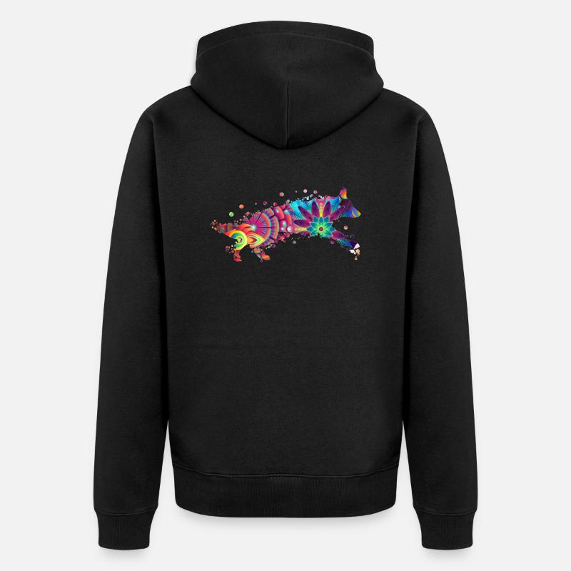 GERMAN SHEPERD Deutscher Schäferhund - Unisex Premium Bio Zip Hoodie - Schwarz