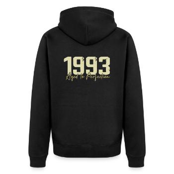 Original 1993 Rétro 1993 Cadeau d’anniversaire 1993 - Veste à capuche bio Premium Unisexe - noir - Dos - Nico (187cm)