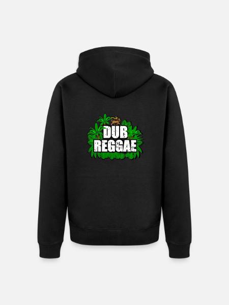 Reggae Dub - Unisex Premium Bio Zip Hoodie - Schwarz