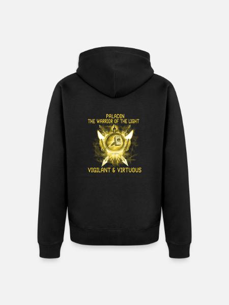 donchristo design 24 - Unisex Premium Organic Zip Hoodie - black