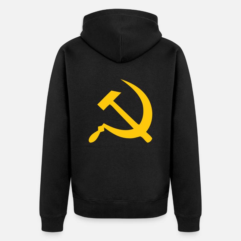 Communisme - Veste à capuche bio Premium Unisexe - noir