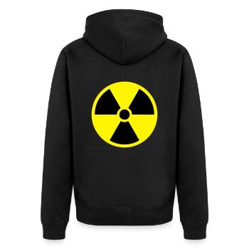 radioactive - Veste à capuche bio Premium Unisexe - noir - Dos - Nico (187cm)