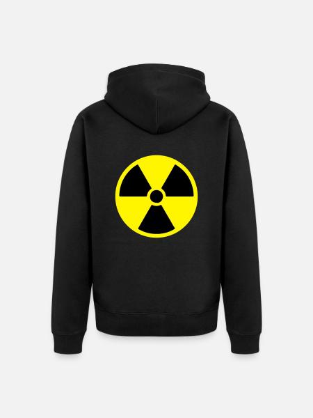 radioactive - Veste à capuche bio Premium Unisexe - noir