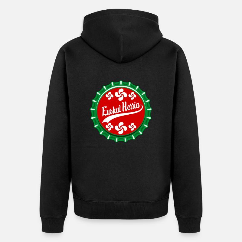 Euskal Herria Pays Basque - Veste à capuche bio Premium Unisexe - noir