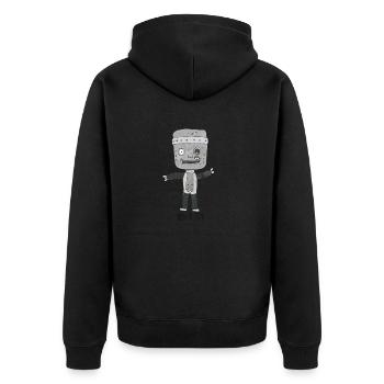 Meilleur ami - Veste à capuche bio Premium Unisexe - noir - Dos - Nico (187cm)