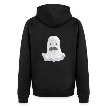 Ghost T-Shirt - Veste à capuche bio Premium Unisexe - noir - Dos - Nico (187cm)