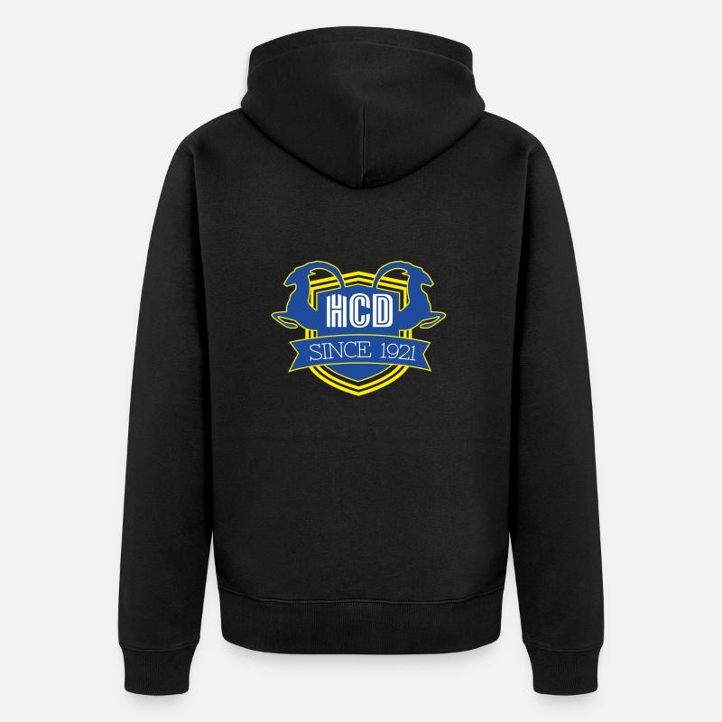 HCD - Classique - Veste à capuche bio Premium Unisexe - noir