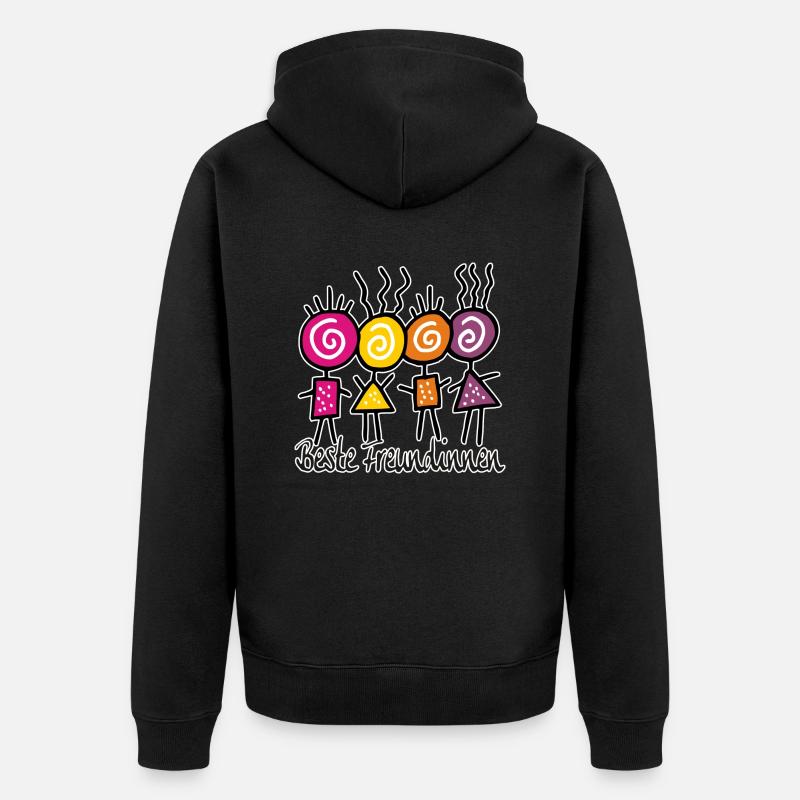 bffs - Veste à capuche bio Premium Unisexe - noir