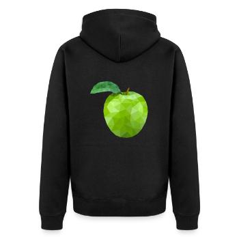 Pomme - Veste à capuche bio Premium Unisexe - noir - Dos - Nico (187cm)