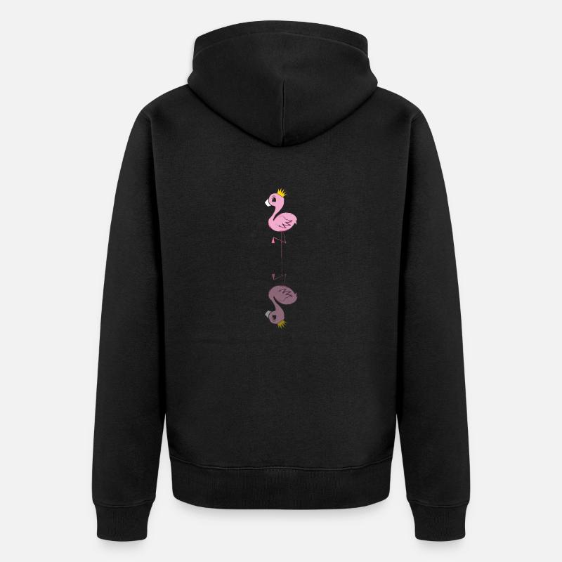 FLAMANT - Veste à capuche bio Premium Unisexe - noir