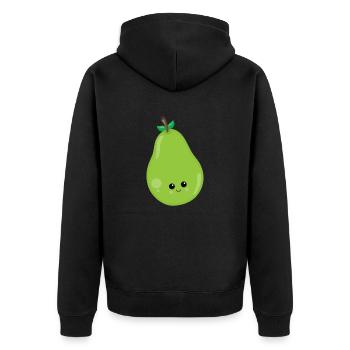 fruit - Veste à capuche bio Premium Unisexe - noir - Dos - Nico (187cm)