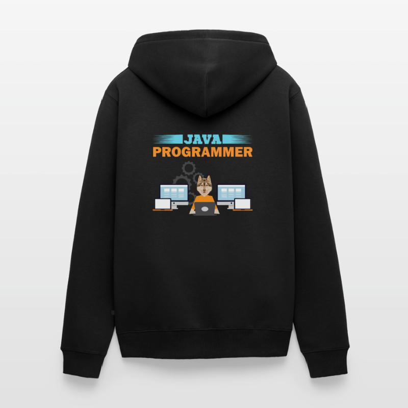 Java Programmer Unisex Premium Organic Zip Hoodie