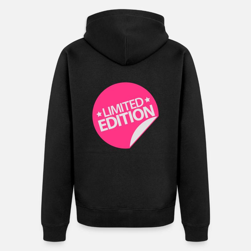 limited_edition_1f2 - Veste à capuche bio Premium Unisexe - noir
