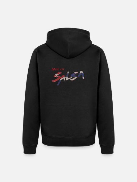 Adicto hat Salsa Kuba - Unisex Premium Bio Zip Hoodie - Schwarz