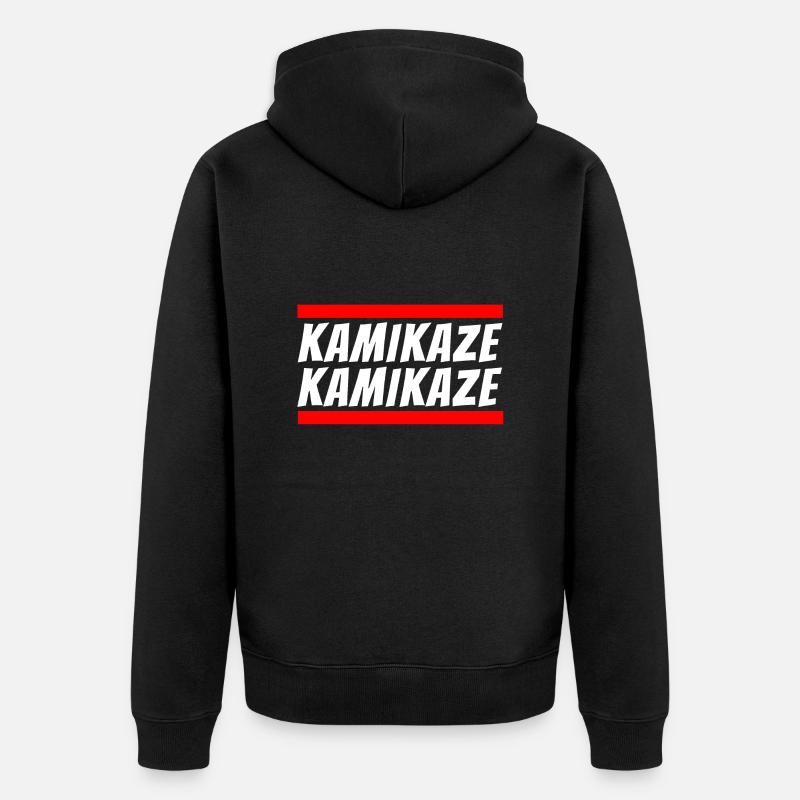 KAMIKAZE - KAMIKAZE - Veste à capuche bio Premium Unisexe - noir