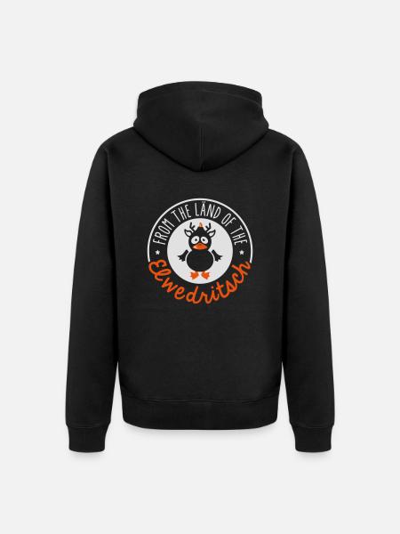 Elwedritsch - Pfalz - Dialekt - RLP pfälzisch - 2C - Unisex Premium Bio Zip Hoodie - Schwarz