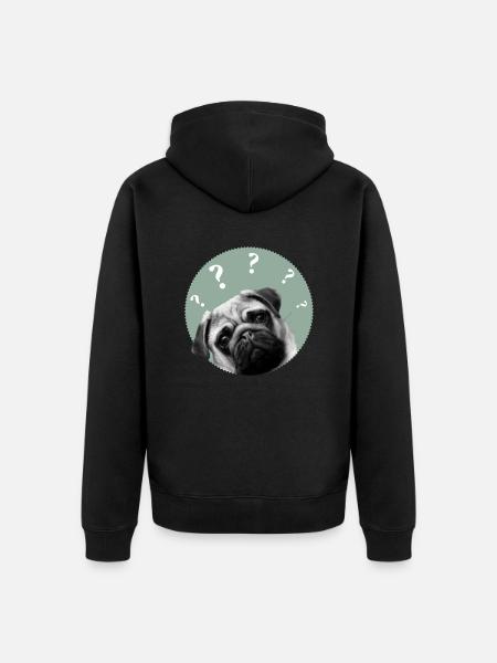 carlin - Veste à capuche bio Premium Unisexe - noir