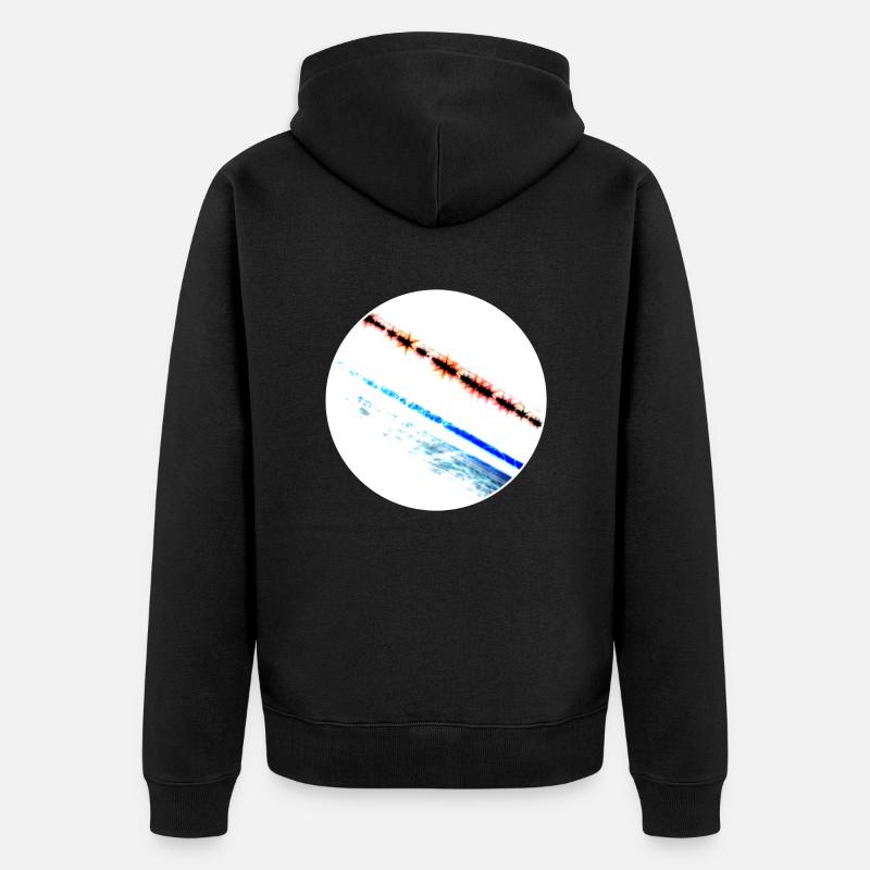 Sonic - Unisex Premium Bio Zip Hoodie - Schwarz