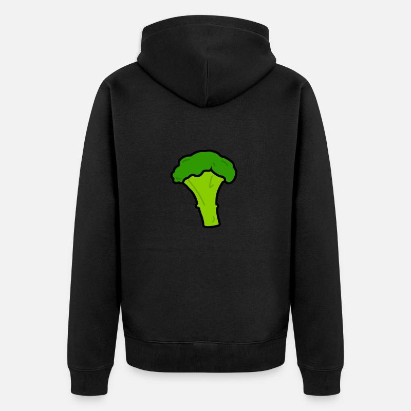 Broccoli - Veste à capuche bio Premium Unisexe - noir