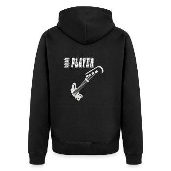 Bass Player - Veste à capuche bio Premium Unisexe - noir - Dos - Nico (187cm)
