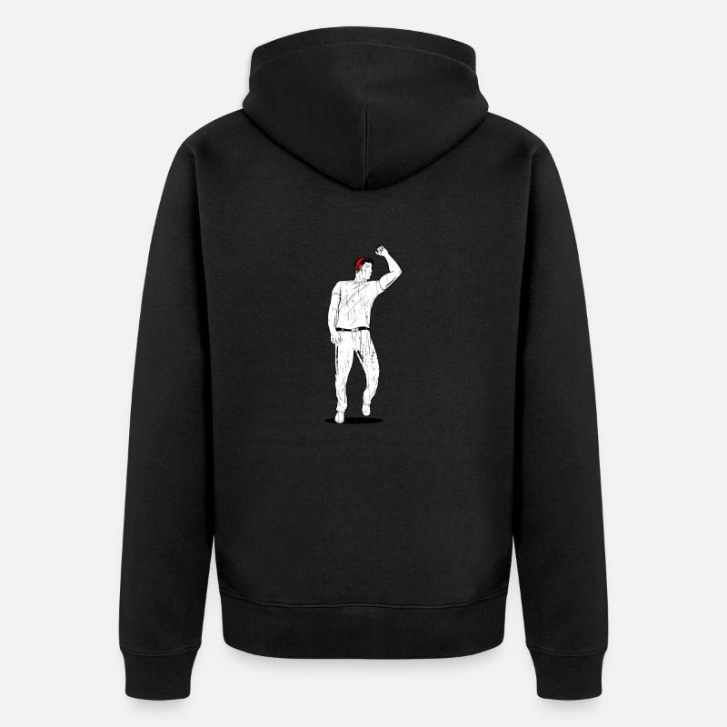 Dance Move Silhouette Danseur - Veste à capuche bio Premium Unisexe - noir