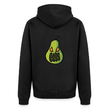 Mauvaise poire - Veste à capuche bio Premium Unisexe - noir - Dos - Nico (187cm)