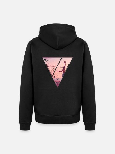 Beach - Veste à capuche bio Premium Unisexe - noir