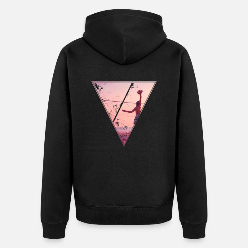 Beach - Veste à capuche bio Premium Unisexe - noir