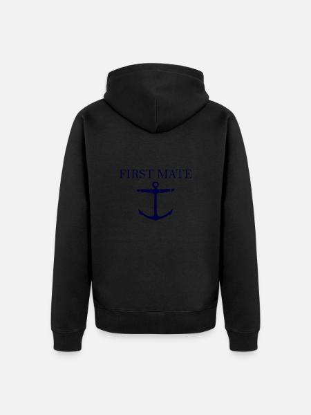 Second - Veste à capuche bio Premium Unisexe - noir