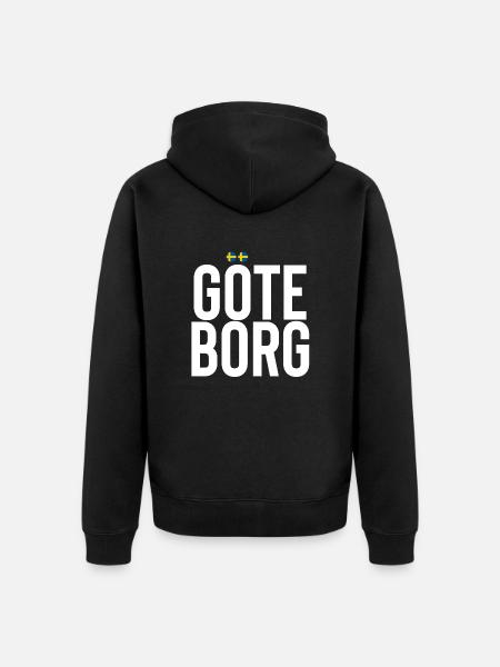 Göteborg - Veste à capuche bio Premium Unisexe - noir