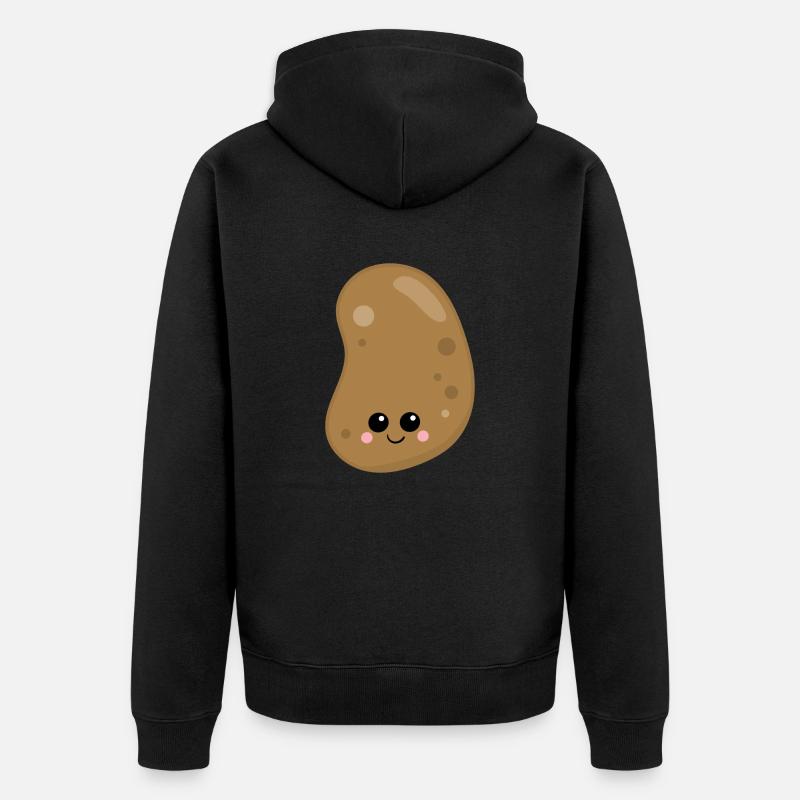 pomme de terre - Veste à capuche bio Premium Unisexe - noir