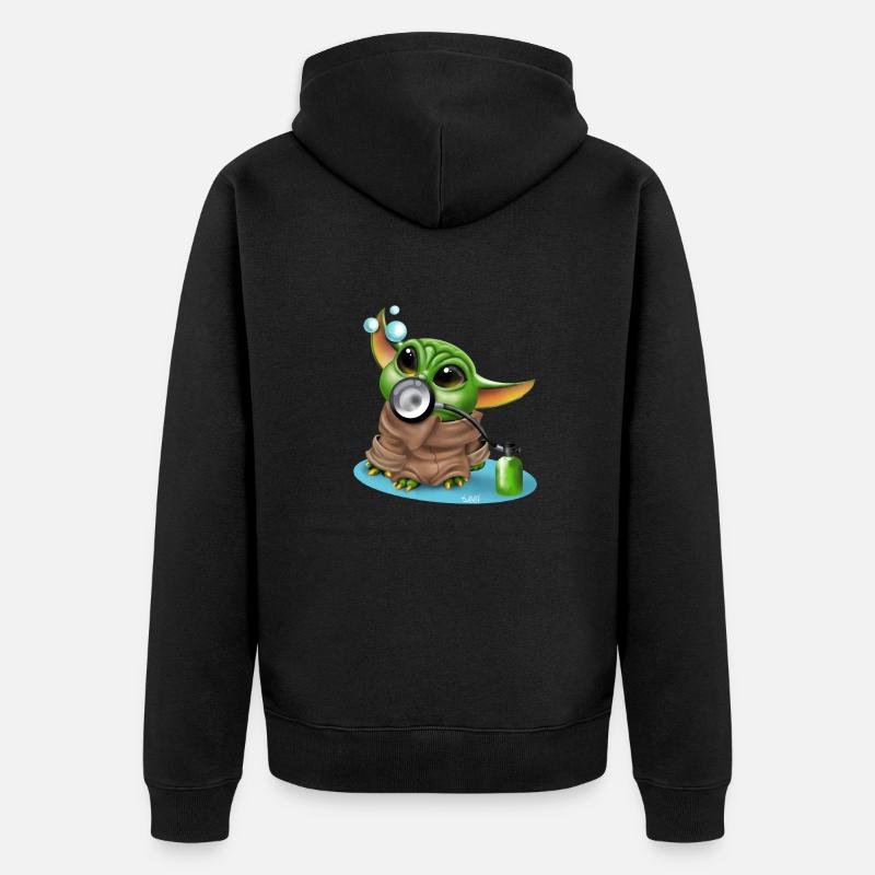 Tauch Dive Bébé - Veste à capuche bio Premium Unisexe - noir