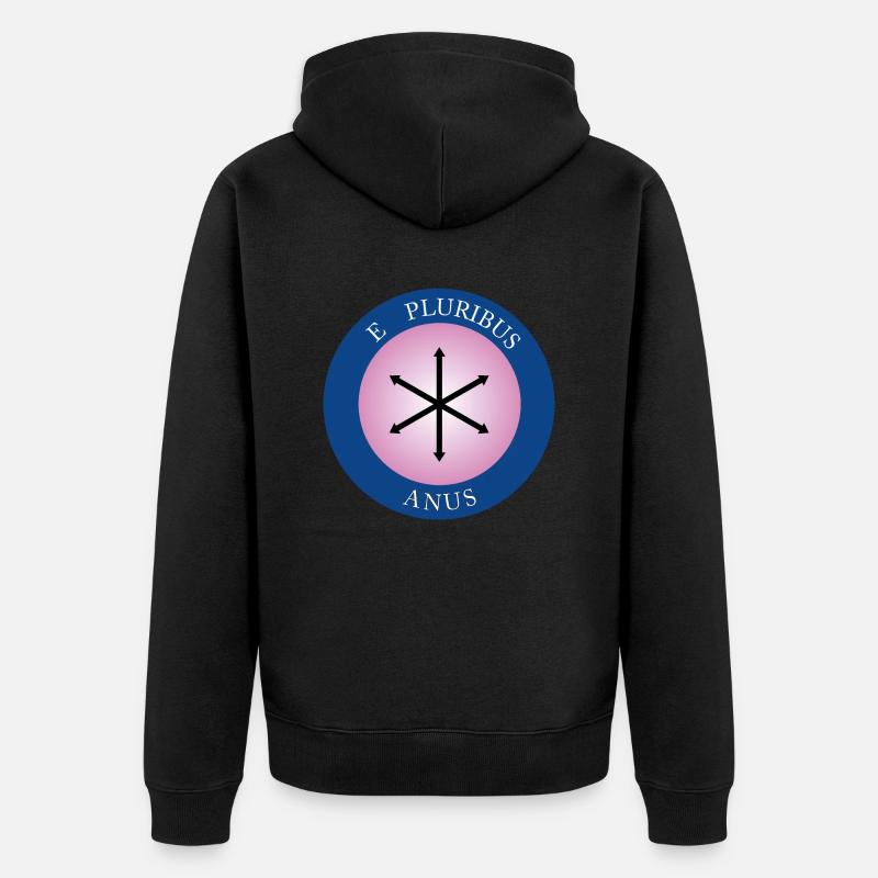 Pluribus Anus - Veste à capuche bio Premium Unisexe - noir