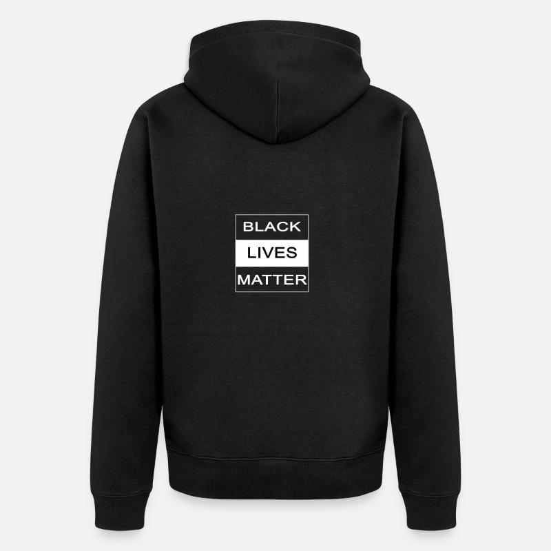 Black lives matter - Veste à capuche bio Premium Unisexe - noir