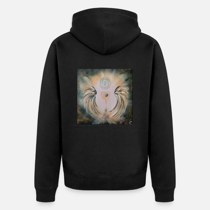 « Dissolution d’une profonde confiance » - Veste à capuche bio Premium Unisexe - noir