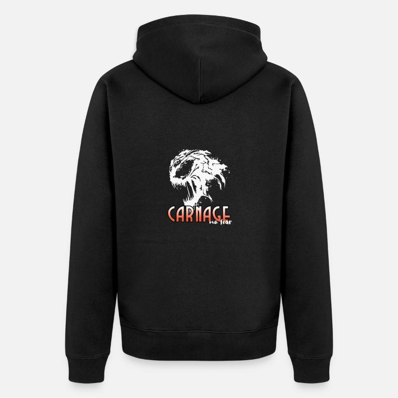 Carnage - Veste à capuche bio Premium Unisexe - noir