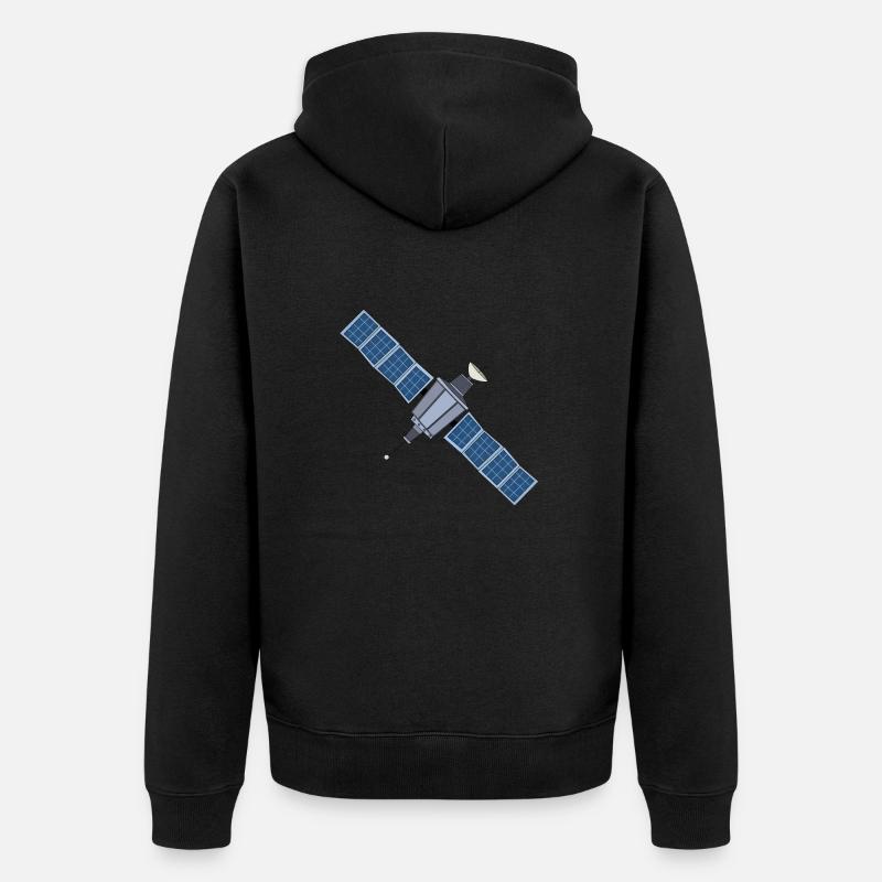 Satellite - Veste à capuche bio Premium Unisexe - noir