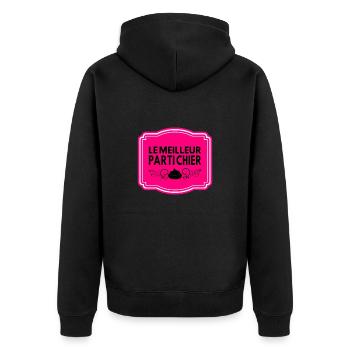 LE MEILLEUR PARTI CHIER ! - Veste à capuche bio Premium Unisexe - noir - Dos - Nico (187cm)