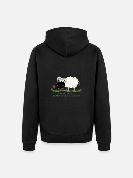 Schwarznasenschaf - Unisex Premium Bio Zip Hoodie - Schwarz