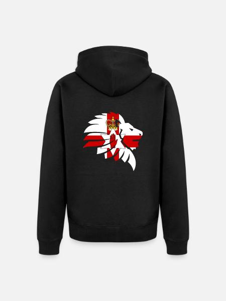 Northern Ireland - Unisex Premium Organic Zip Hoodie - black