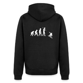 Snowboard Snowboarder - Veste à capuche bio Premium Unisexe - noir - Dos - Nico (187cm)