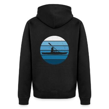 Canoë Hommes Kayak Kayak Kayak Femmes - Veste à capuche bio Premium Unisexe - noir - Dos - Nico (187cm)